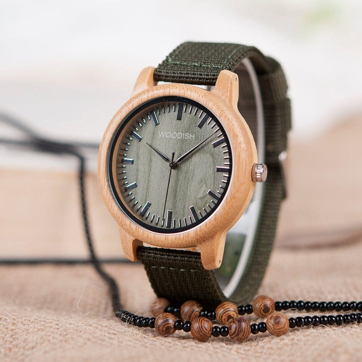 Bamboo wrist watch best sale